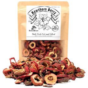 EidolonGreen [China Medicinal Herb] Hawthorn Berry (Shanzha/Dried Hawthorne/山楂/산사 열매) Dried Bulk Herb 3 Oz (88 g)