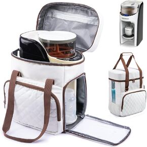 SFYBYHEART Carrying Case Compatible with Baby Brezza Formula Pro Advanced Formula Dispenser Machine Carrying Bag - Baby Formula Mixer Travel Bag with Pockets for Baby Essentials, Pumps, Baby Bottles