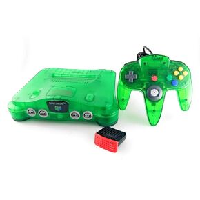Nintendo 64 System Video Game Console Jungle Green (Renewed)