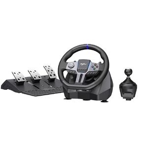 PXN V9Gen2 Gaming Racing Wheel With magnetic Pedals and Shifter 270/900° Dual-Vibration Driver-free Gaming Steering Wheel for PC,PS4,PS3,Xbox One, Xbox Series X/S in Kuwait