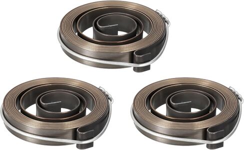 uxcell Drill Press Spring Drill Press Quill Feed Return Coil Spring Assembly Spring Steel Chemical Blackening Finish 1540mm Expand Long 53 x 10 x 0.8mm 3 Pcs in Saudi Arabia