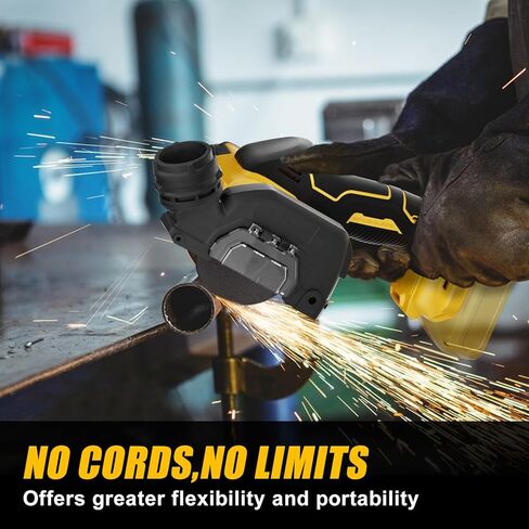 أداة قطع لاسلكية متوافقة مع بطارية Dewalt 20V MAX، منشار AODERTI Rotorazer بدون فرش ومدمج، قاطع بلاط 10000 دورة في الدقيقة، 5 شفرات منشار 3 بوصات للمعادن والخشب والبلاط والبلاستيك (أداة عارية فقط) in Kuwait