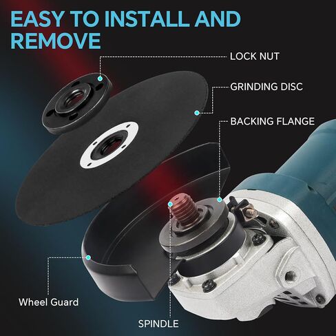 مطحنة زاوية لاسلكية S-LONG مع بطارية 4.0AH، وأدوات طحن زاوية طاقة 20 فولت مع شاحن سريع، ومطحنة معدنية بمحرك بدون فرشاة 9000 دورة في الدقيقة، وعجلات قطع 4-1/2 بوصة، وقرص رفرف للقطع in Kuwait