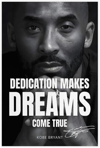 Generic Kobe Bryant Poster Basketball Sports Legend Star Signed 4 Canvas Poster Bedroom Decor Landscape Office Room Decor Gift Unframe-12x18inch(30x45cm) in Saudi Arabia