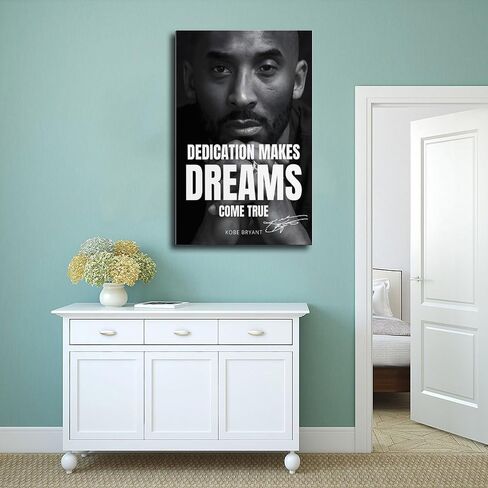 Generic Kobe Bryant Poster Basketball Sports Legend Star Signed 4 Canvas Poster Bedroom Decor Landscape Office Room Decor Gift Unframe-12x18inch(30x45cm) in Saudi Arabia