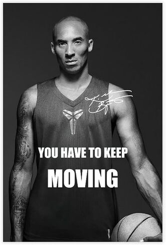 Generic Kobe Bryant Poster Basketball Sports Legend Star Signed 4 Canvas Poster Bedroom Decor Landscape Office Room Decor Gift Unframe-12x18inch(30x45cm) in Saudi Arabia