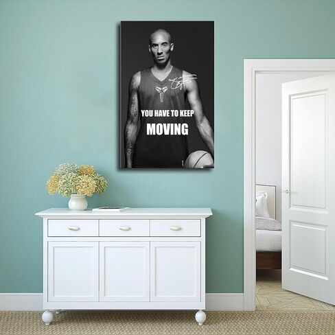 Generic Kobe Bryant Poster Basketball Sports Legend Star Signed 4 Canvas Poster Bedroom Decor Landscape Office Room Decor Gift Unframe-12x18inch(30x45cm) in Saudi Arabia