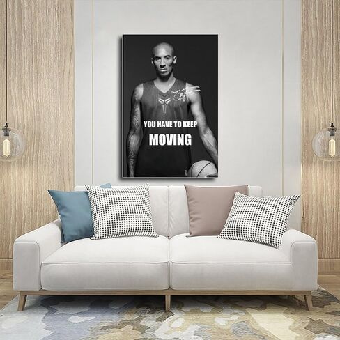 Generic Kobe Bryant Poster Basketball Sports Legend Star Signed 4 Canvas Poster Bedroom Decor Landscape Office Room Decor Gift Unframe-12x18inch(30x45cm) in Saudi Arabia