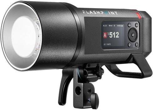 Flashpoint XPLOR 600PRO II TTL R2 600ws 2.4GHz Battery-Powered All-in-One Flash 40W Bicolor Led, Color Screen, Color Groups Indicator, Freeze Mode, 1/1 to 1/512 in 0.1 Increment Steps (Kit with Bag) in Saudi Arabia