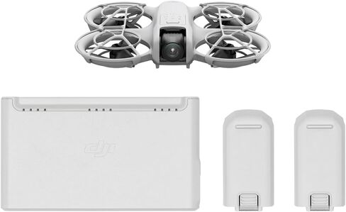 DJI Neo, Mini Drone with 4K UHD Camera for Adults, 135g Self Flying Drone that Follows You, Palm Takeoff, AI Subject Tracking, QuickShots, Stabilized Video, Built-In Propeller Guard (Controller-Free) in Saudi Arabia