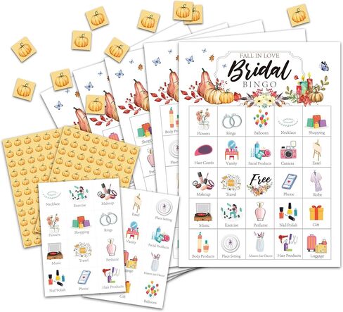 Bachelorette Party Bingo Game, Nash Bash Let's Go Girls Bachelorette Party Games For Adults, Bridal Shower Games, Engagement Party Games, Bachelorette Party Decorations – 24 Players Bingo Game, C13 in Saudi Arabia