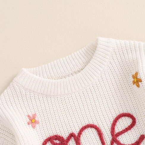 First Birthday Outfit Girl 1st Birthday Boy Gifts Sweatshirt Girls One Birthday Sweater Knitted Tops Fall Winter in Saudi Arabia