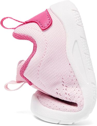 MORENDL Toddler Slip On Sneakers Baby Walking Shoes Non-Slip Breathable Unisex Pink Mesh Lace-Up Athletic Sneakers Infant Running Shoes in Kuwait