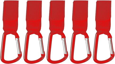 Stroller Hook, Adjustable Stroller Bag Hook, Stroller Hooks for Bags, Stroller Clips Stroller Straps, Stroller Hooks for Strollers, Wheelchairs, Shopping, 2 Pack, Black in Saudi Arabia