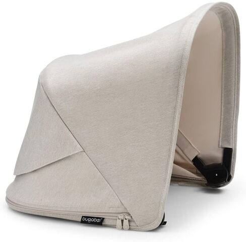 Bugaboo Fox 5 Sun Canopy Misty White with UPF 50 Sun Protection Treatment and Peekaboo Panel in Kuwait