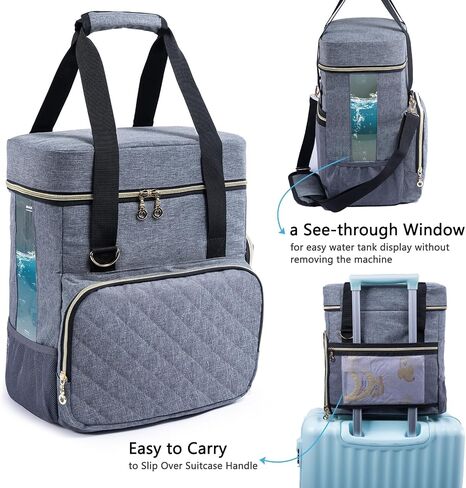 SFYBYHEART Carrying Case Compatible with Baby Brezza Formula Pro Advanced Formula Dispenser Machine Carrying Bag - Baby Formula Mixer Travel Bag with Pockets for Baby Essentials, Pumps, Baby Bottles in Saudi Arabia