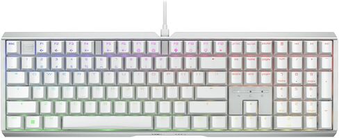 MX 3.1, Wired Mechanical Gaming Keyboard, Durable Aluminum Housing, RGB Lighting, Integrated Damping Mechanisms, USB-A, MX2A Silent RED Switches, Black in Kuwait