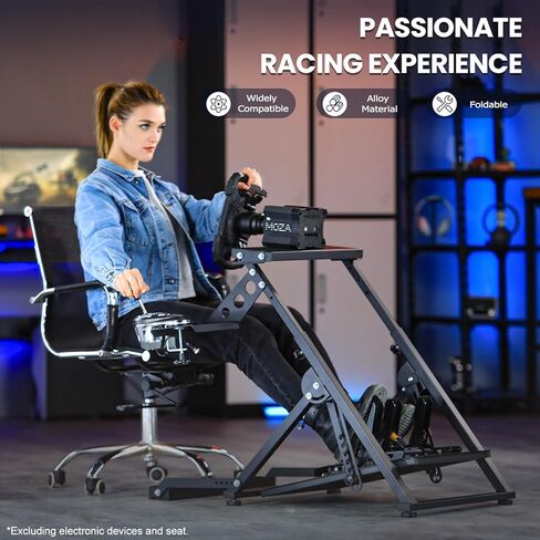 Marada ترقية جديدة لعجلة القيادة للسباق X Mount متوافق مع PXN، Thrustmaster، وحدة تحكم Logitech قابلة للطي وقابلة للتعديل لمحاكاة السباق، بدون فرامل يد دواسة ناقل الحركة in Kuwait