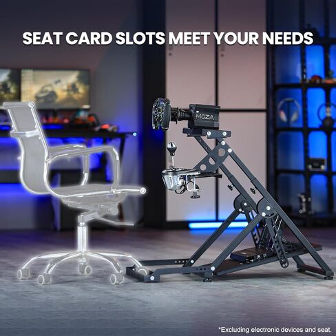 Marada ترقية جديدة لعجلة القيادة للسباق X Mount متوافق مع PXN، Thrustmaster، وحدة تحكم Logitech قابلة للطي وقابلة للتعديل لمحاكاة السباق، بدون فرامل يد دواسة ناقل الحركة in Kuwait