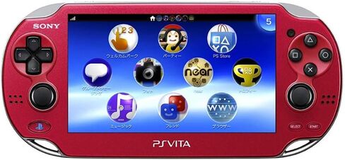 Sony Playstation Vita WiFi 1000 Series OLED Console with 2 Silicon Thumbstick Covers (Renewed) (Radiant Red) in Saudi Arabia