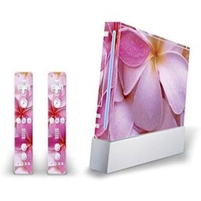 Mightyskins Skin Decal Skin Compatible with Nintendo Wii Console + Two Wiimote Controllers Sticker- Flowers