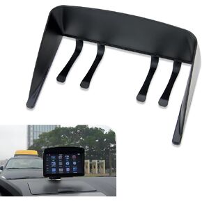 1 PC Car Navigation Sun Shade Visor, 6.7In x 4.3In x 1.57In Vehicle Navigation Visor Extender, Universal Durable Automotive Navigation Accessories for Truck SUV Car (Black)