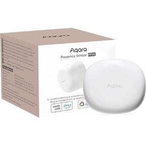 Aqara Presence Sensor FP1E Zigbee 3.0, Requires Aqara HUB, mmWave Radar Wired Motion Sensor, AI Spatial Learning, Supports HomeKit, Alexa, Google Home, SmartThings, Matter Over Bridge