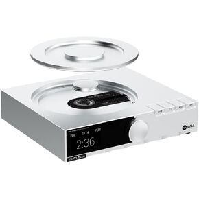 S.M.S.L PL200 MQA-CD Player Player Hifi Lossless AK4499EX Chip Bluetooth Playback Dac Headphone Amplifier,with Remote Control (Silver)