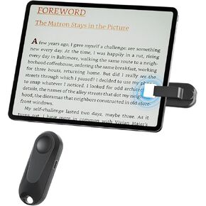 Tiny Silicone Cap Accessory for Fire HD 10 Tablet Page Turner Compatible with Locthal Remote Page Turner and Most Other Page Turner Cliker