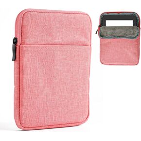 E-Reader Sleeve for Kindle 6-7 Inch Device, Ereader Protective Pouch Tablet Protective Cover E-Reader Sleeve Case (Pink)