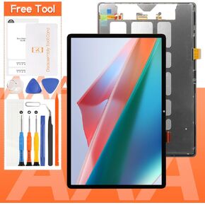 Screen Replacement for Samsung Galaxy Tab S9 FE+ Plus SM-X610, SM-X616 LCD Display for Samsung Tab S9 FE Plus 12.4" Touch Screen Digitizer Full Assembly,with Tools(Black)