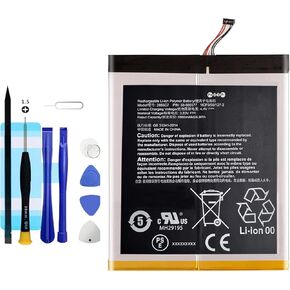 58-000377 Replacement battery for HD 10 (11th Gen),Fire HD 10 Plus,Rechargeable 0 Cycle Battery Compatible with HD 10 (11th Gen) T76N2B & HD 10 Plus T76N2P with Repair Tool Kits