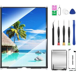 YUSE for iPad 7th 8th 9th Gen 10.2" LCD Screen Replacement Display Digitizer Assembly Repair Kit + Tools(Model: A2197 A2198 A2200 A2270 A2428 A2429 A2430 A2602 A2603 A2604 A2605)