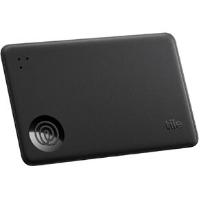 Tile by Life360 Slim (2024) - الباحث عن المحفظة ومتعقب البلوتوث ومحدد موقع العناصر لبطاقات الأمتعة وجوازات السفر والمزيد. متوافق مع كل من iOS وAndroid. مكتشف الهاتف. عبوة واحدة (أسود) in Kuwait