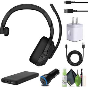 Garmin Dezl Headset 110, Premium Trucking Headset, Active Noise Cancellation, Long Battery Life, 60 Hours Bluetooth Talk Time, Built-in LED Flashlight Bundle