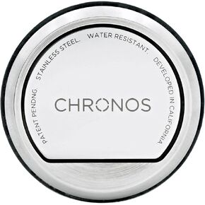 Chronos Wearable Watch Disc for iPhone 5, 6, 7, 8, X using iOS 9.0 & Up - Stainless Steel