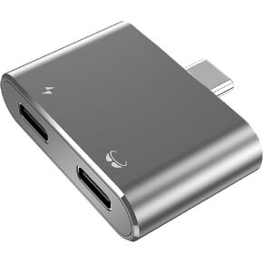 نظارات ذكية USB C إلى AR ومحول شحن صغير، يُستخدم أثناء الشحن، شحن سريع 100 وات مناسب للتبديل وسطح البخار وiPhone 15/16 ونظارات RayNeo/Rokid/Xreal AR 4K@60 هرتز/1080P@120 هرتز in Kuwait