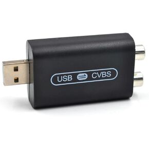 USB to CVBS Video Adapter for Car Radio, Video Output Support