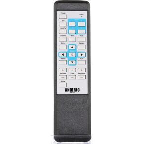 Anderic RR3720 Projector Remote Universal for Projectors Including LCD DLP Projector Remote Control - Works Most projectors - Compatible with Most All Projector Brands - has Learning Ability and More