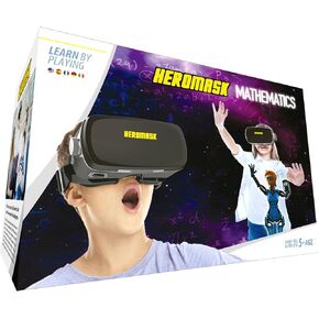 VR Headset + Math Games [Multiplication Subtraction etc] Virtual Games: Gift for Boys & Girls. Cool Educational Toys for Kids 5 6 7 8… Years Old. Virtual Reality Learning Resources Grade 1 2 3 4…8