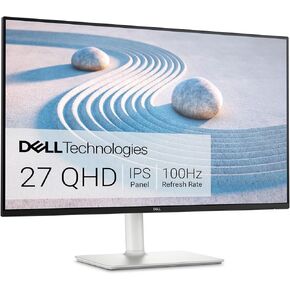 Dell S2725DS Monitor - 27 Inch, QHD (2560x2440) Display, 100Hz refresh rate, 1500:1 contrast ratio, TÜV Rheinland Eye comfort 4 Star, Integrated 2x5W speaker, Height/Tilt/Swivel/Pivot- Ash White color