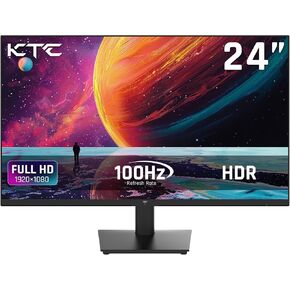KTC 27 inch WQHD 180Hz 1ms Curved Gaming Monitor 1440P 144Hz Monitor 132% sRGB HVA FreeSync DisplayPort/HDMI/USB VESA Computer Monitor for Gamers (DP Cable Included)