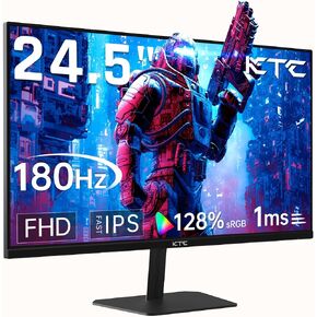 KTC 27 inch WQHD 180Hz 1ms Curved Gaming Monitor 1440P 144Hz Monitor 132% sRGB HVA FreeSync DisplayPort/HDMI/USB VESA Computer Monitor for Gamers (DP Cable Included) in Saudi Arabia