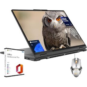 Lenovo Newest Yoga 7i 2-in-1 Laptop - 16" 2K Touchscreen Display, Intel 12-Core Ultra 5 125U CPU, 16 GB DDR5 RAM, 2TB SSD, Backlit Keyboard, Wifi6, Win 11 Pro, with Microsoft Office Lifetime License