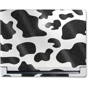 MightySkins Glossy Glitter Skin Compatible with Alienware M18 R1 (2023) Full Wrap Kit - Cow Print | Protective, Durable High-Gloss Glitter Finish | Easy to Apply & Change Styles | Made in The USA