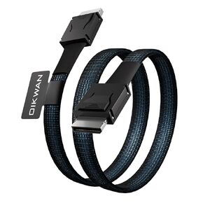 Oculink 2.0 SFF-8611 Interface Cable - Supports PCIe 4.0, 16 GT/s Data Rate，Connecting NVMe SSD,External Graphics Cards (eGPU)