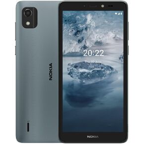 Nokia C2 2E | Android 11 (Go Edition) | Unlocked Smartphone | All Day Battery | 2/32GB | 5.7-Inch Screen | International Version | Blue