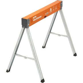 BORA Workhorse Saw horses Folding Heavy Duty Legs, All Metal Saw horse Professional Saw Horse for Woodworking Carpenter Contractor PM-3330