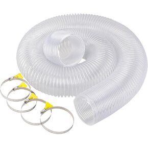 WYNNsky 4 Inch PVC Dust Collection Hose, 10 Feet Vacuum Hose for Woodworking