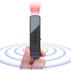 Hidden Camera Detector, 2024 Upgraded 8th Gen Camera Detector, Anti Spy, GPS Tracker Detector, Portable Bug Detector RF Signal Finder for Airbnb, Hotels, Travel, Home, Office (Black) in Saudi Arabia